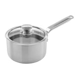 JC880 Samuel Groves Celsius Stainless Steel Saucepan & Glass Lid - 18cm (Direct)