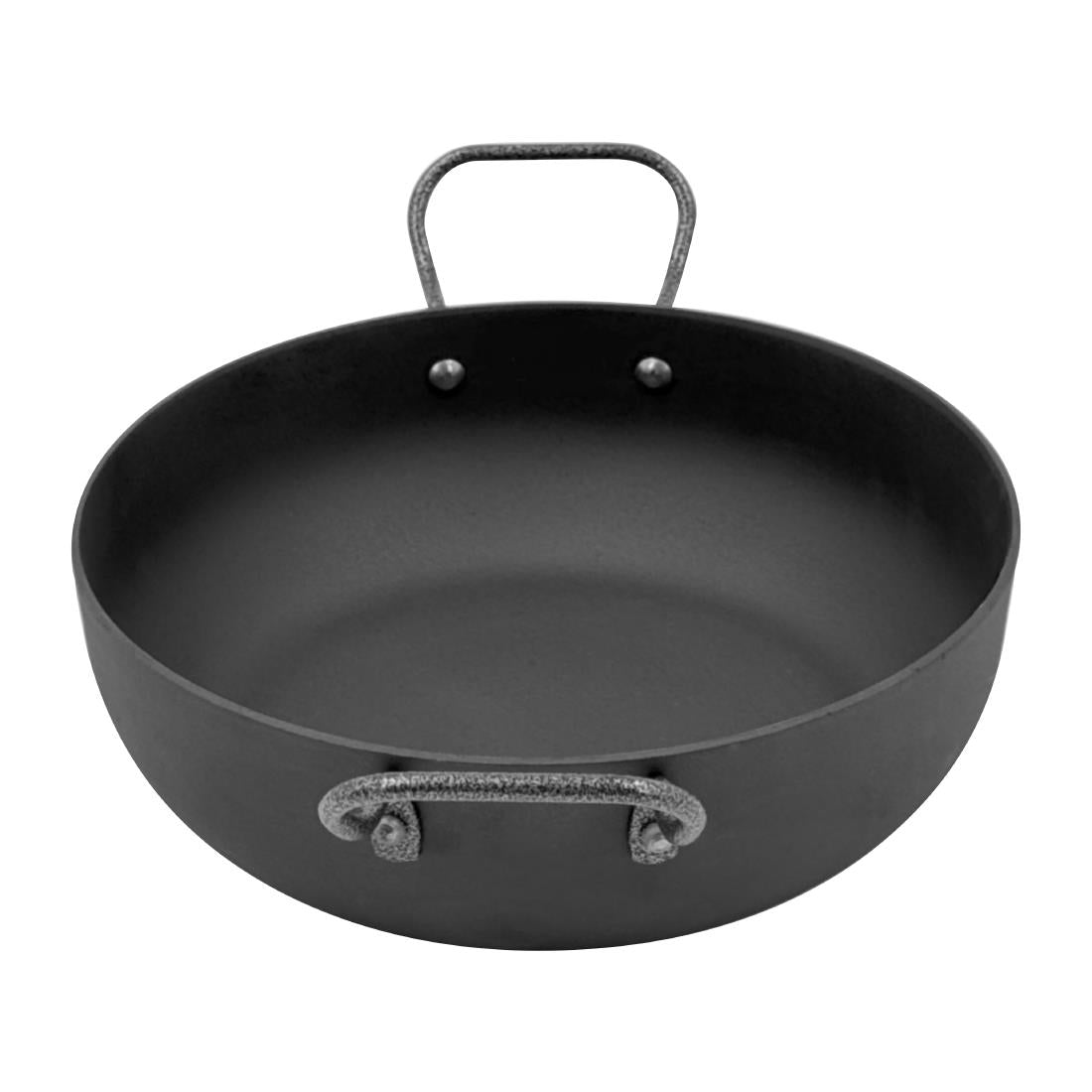 JC893 Samuel Groves Professional Seasoned Carbon Steel Chefs Pan - 22cm (Direct)