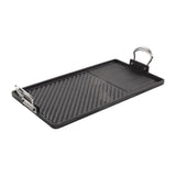 JC895 Samuel Groves Cast Iron Double Burner Griddle - 45x25cm (Direct)