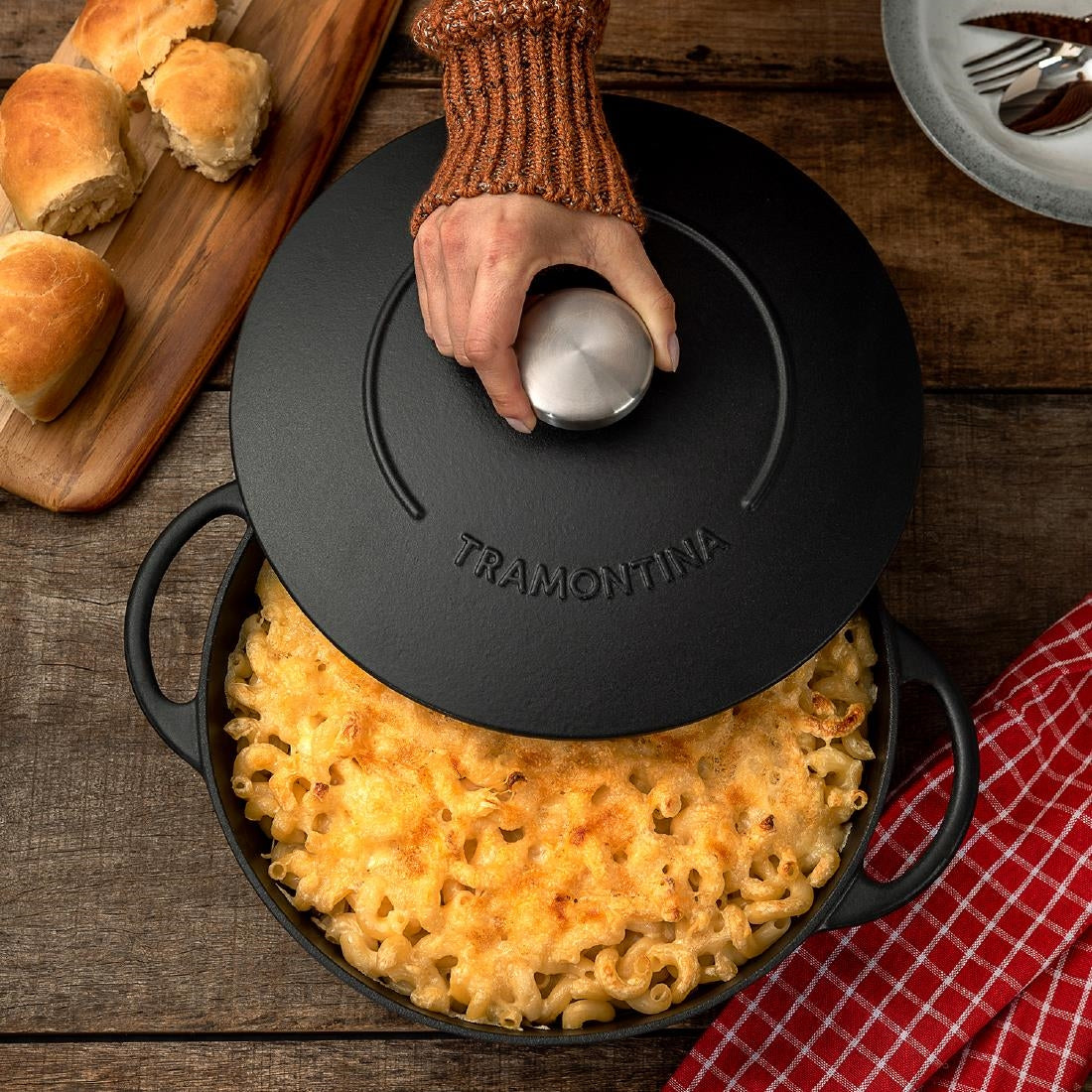 JC948 Tramontina Enamel Cast Iron Casserole Dish - 240mm