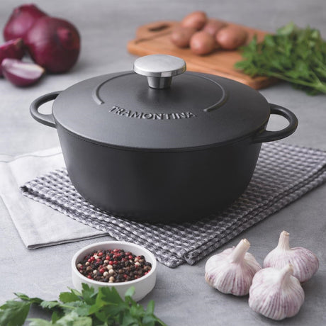 JC948 Tramontina Enamel Cast Iron Casserole Dish - 240mm