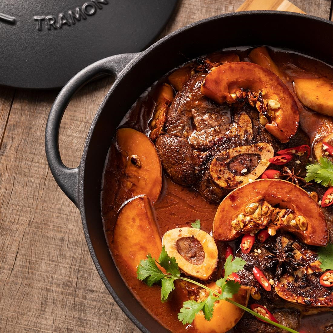 JC948 Tramontina Enamel Cast Iron Casserole Dish - 240mm