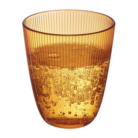 JC972 Concepto Stripy Amber Tumbler - 320ml (Pack 24)