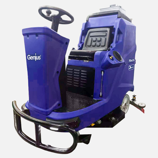Genius MAX34 – Max-34RB Ride-On Battery Scrubber Dryer (Full Kit)