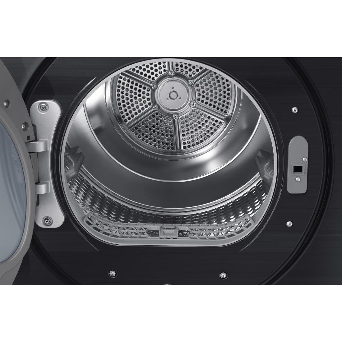 JD008 Samsung Series 9 DV16DG8600BVU1 16KG Heat Pump Tumble Dryer, Black