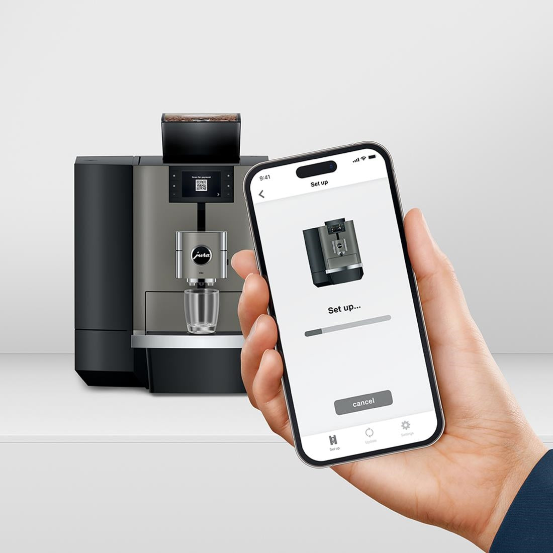 JURA Coffee Machine X10C Dark Inox