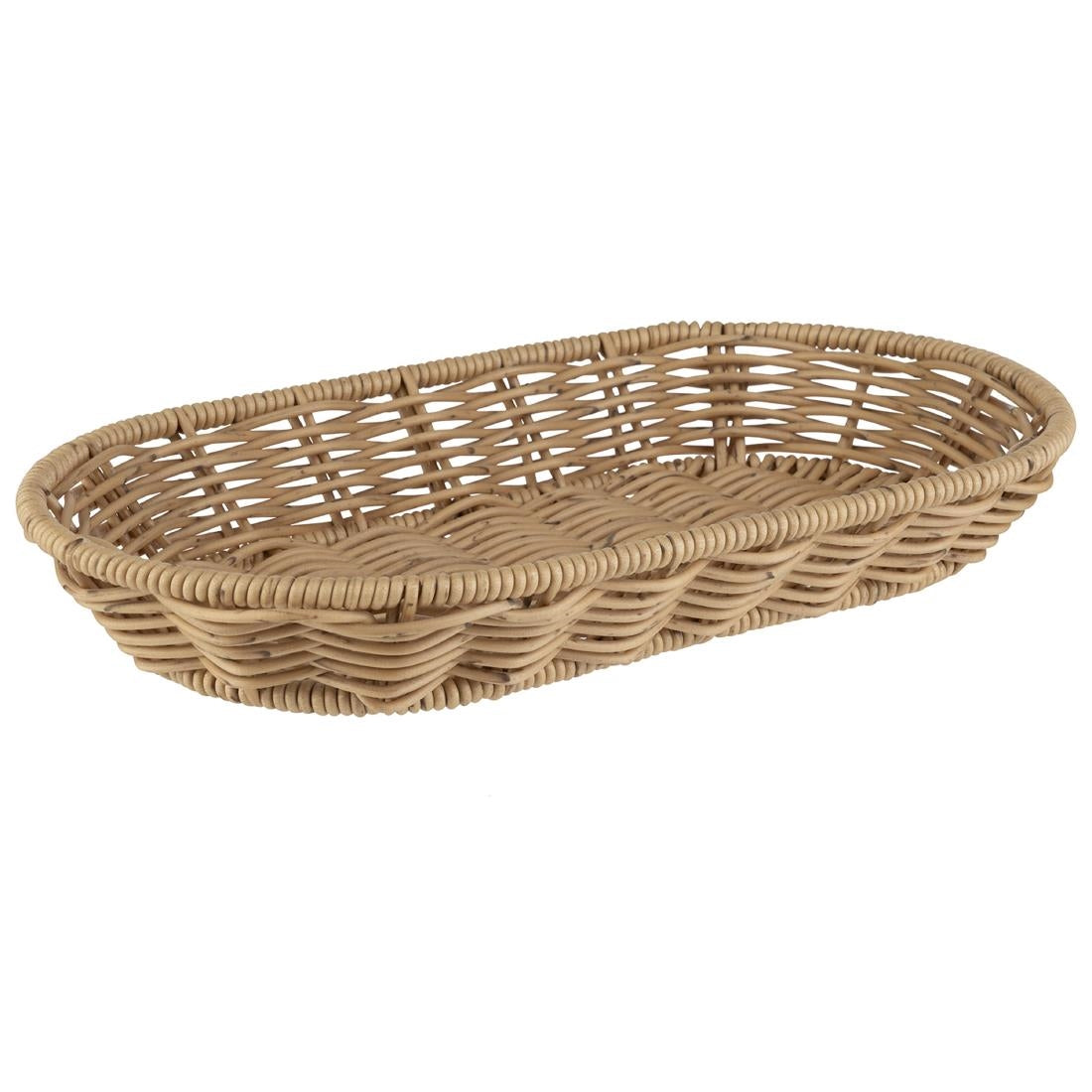 JD141 APS Cove Beige Oval Basket - 280x160x40mm