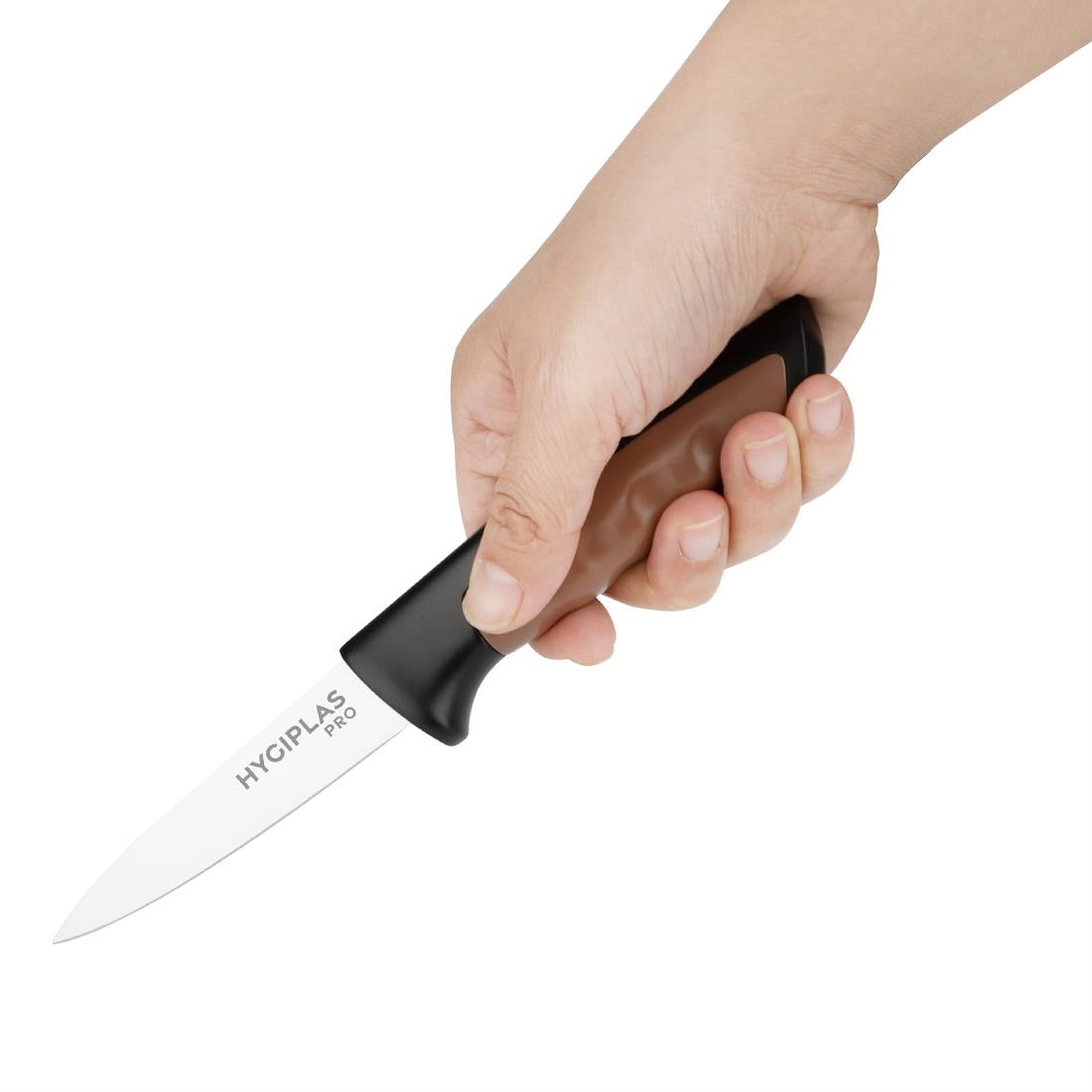Hygiplas Pro Paring Knife Brown 9.3cm