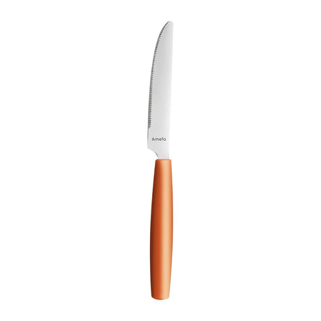 JD280 Amefa Pixel Table Knife Orange (Pack 12)