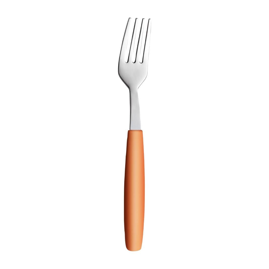 JD284 Amefa Pixel Dessert Fork Orange (Pack 12)