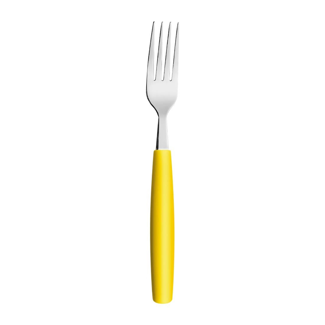 JD289 Amefa Pixel Table Fork Yellow (Pack 12)