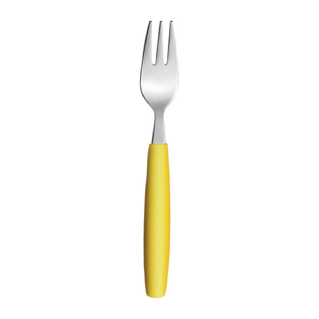 JD295 Amefa Pixel Cake Fork Yellow (Pack 12)