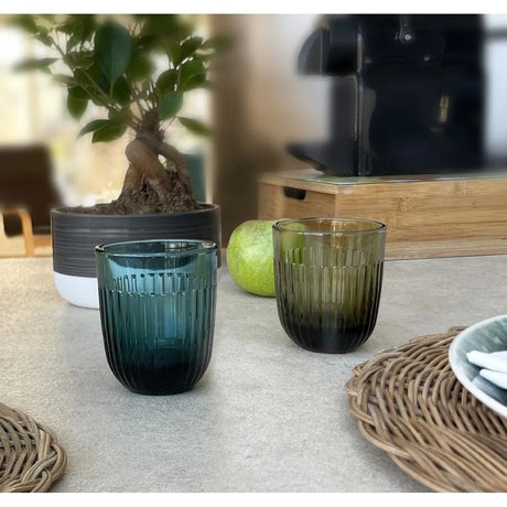 JD390 - La Rochere Ouessant Rocks Olive Glasses 290ml/10.25oz (6 Pack)