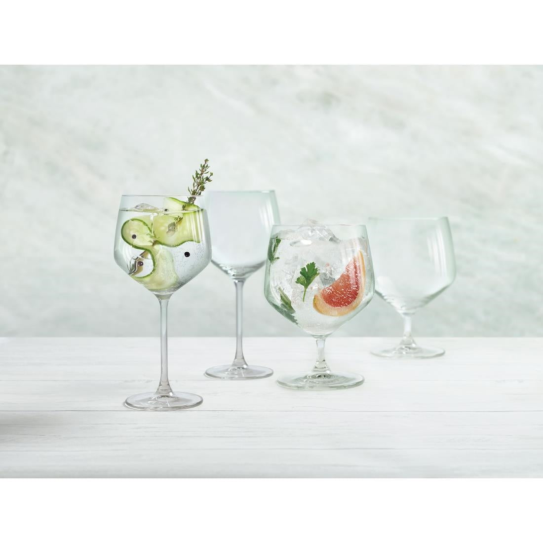 JD394 - Royal Leerdam Specials Cocktails Tall Stem Gin Glasses 650ml/23oz (6 Pack)