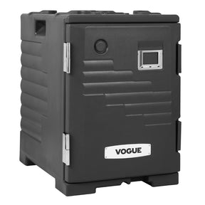 Vogue Front Loading 1/1GN Insulated Food Pan Carrier Black