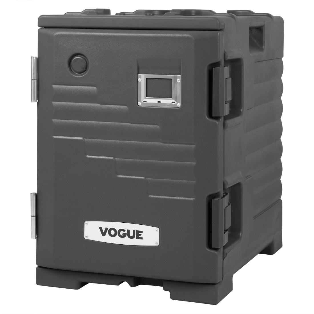 Vogue Front Loading 1/1GN Insulated Food Pan Carrier Black