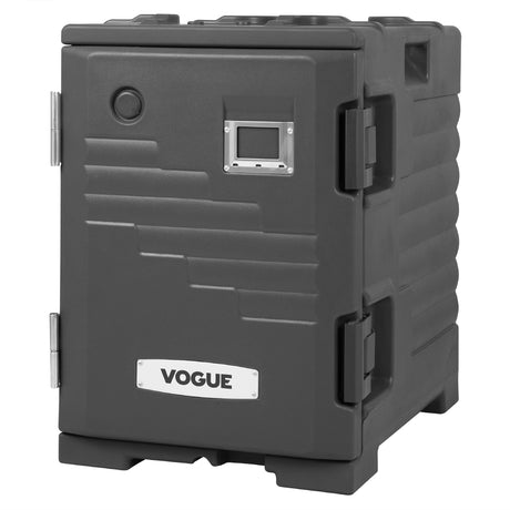 Vogue Front Loading 1/1GN Insulated Food Pan Carrier Black