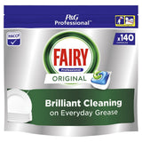Fairy Professional All in One Dishwasher Capsules Original 140 Caps (2 Pack)