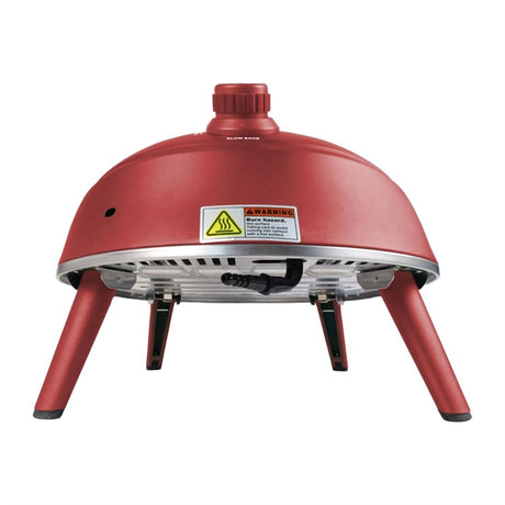 JE365 Diavolo Gas Fired Portable Pizza Oven Red (Direct)