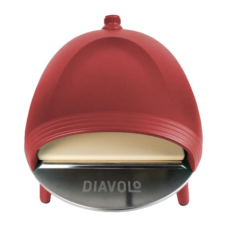 JE365 Diavolo Gas Fired Portable Pizza Oven Red (Direct)