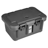 Vogue Top Loading 1/1GN Insulated Food Pan Carrier Black