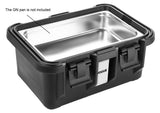 Vogue Top Loading 1/1GN Insulated Food Pan Carrier Black