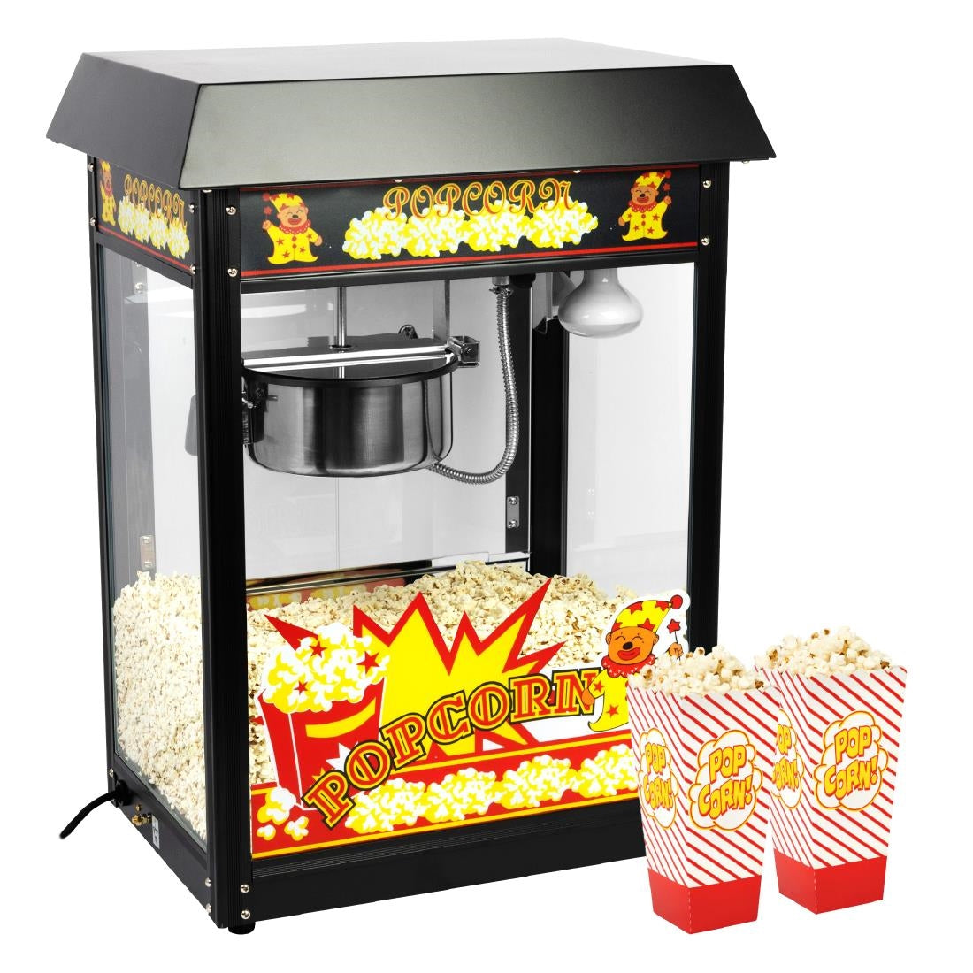 JE455 Haxro Popcorn Machine Black 8oz (Direct)