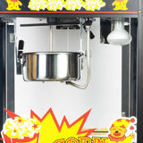 JE456 Haxro Popcorn Machine And Cart Black 8oz (Direct)