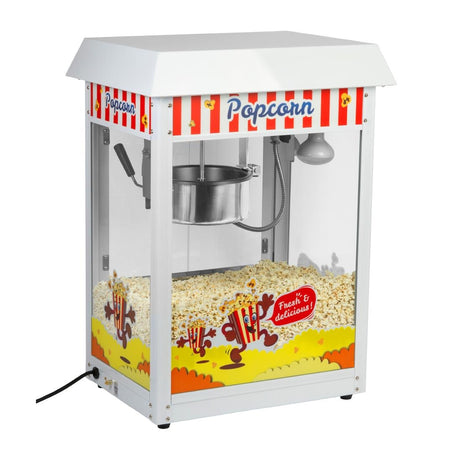 JE457 Haxro Popcorn Machine White 8oz (Direct)