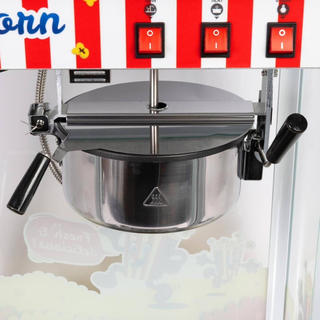 JE457 Haxro Popcorn Machine White 8oz (Direct)