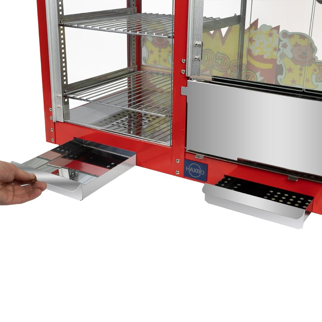 JE459 Haxro Popcorn Machine With 2 Shelves 8oz (Direct)