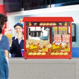 JE459 Haxro Popcorn Machine With 2 Shelves 8oz (Direct)