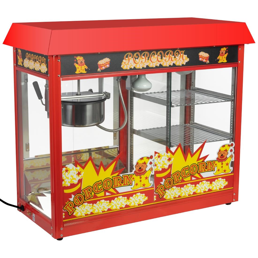JE459 Haxro Popcorn Machine With 2 Shelves 8oz (Direct)