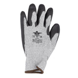 JE608-8 Glove KeepSAFE PU Palm Coated Pro Grey/Black Cut C - Size 8 (Pack 12) (Direct)