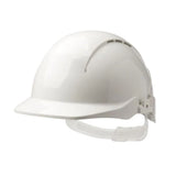 JE615 S08CWF White Helmet Safety Concept Vented Reduced Peak (Direct) - JD Catering Equipments Ltd