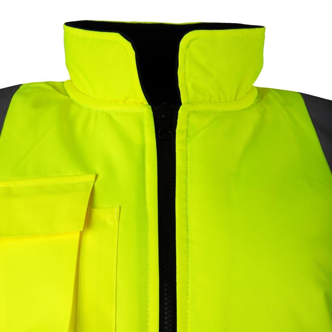 JE633-XL KeepSAFE Hi Vis Bodywarmer Reversible Yellow - Size XL (Direct)