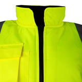 JE633-3XL KeepSAFE Hi Vis Bodywarmer Reversible Yellow - Size 3XL (Direct)