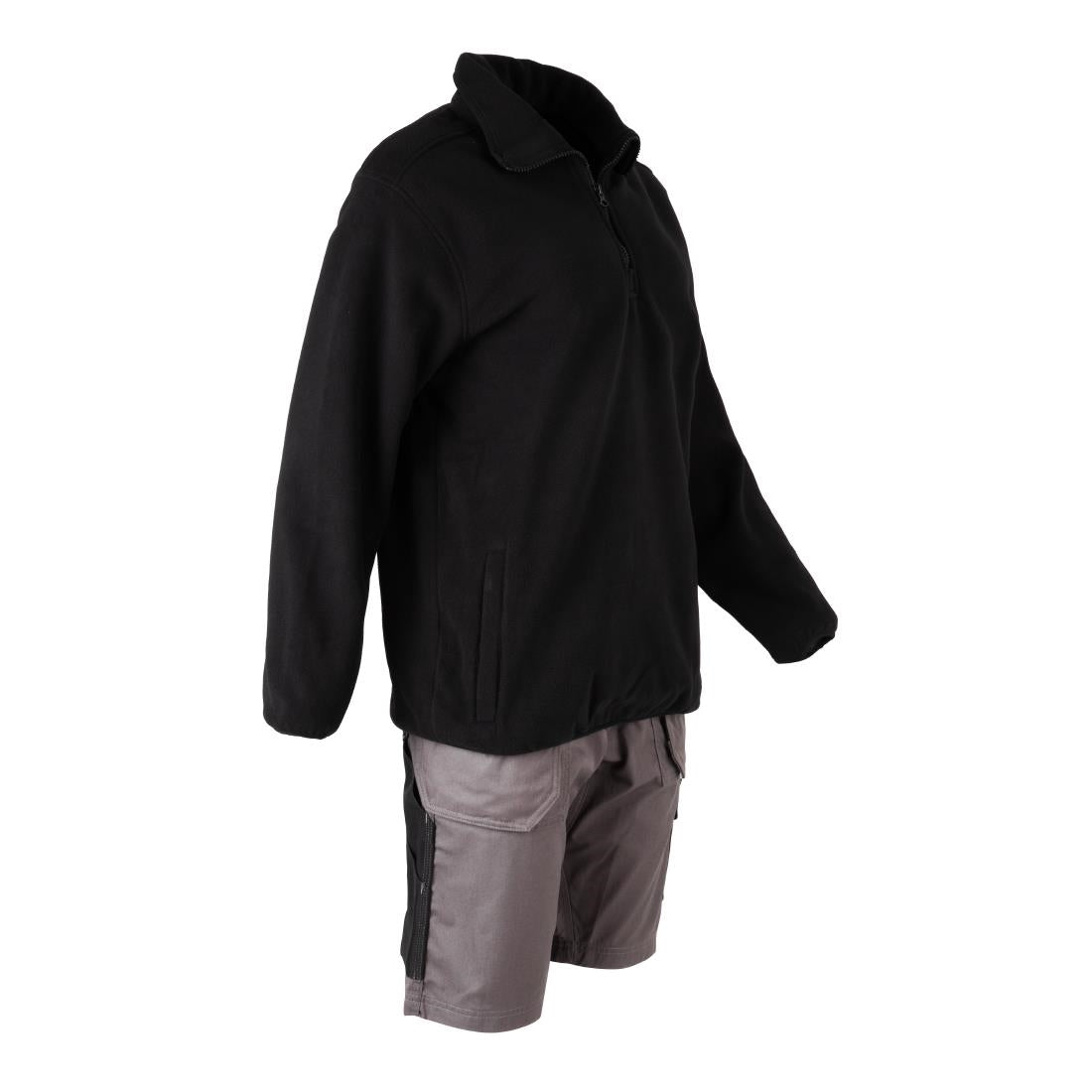 JE634-3XL Endurance 1/4 Zip Micro Fleece 280gsm Black - Size 3XL (Direct)