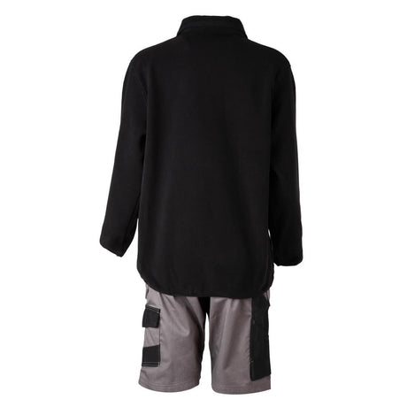 JE634-S Endurance 1/4 Zip Micro Fleece 280gsm Black - Size S (Direct)