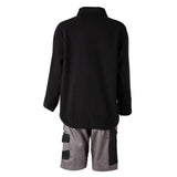 JE634-XL Endurance 1/4 Zip Micro Fleece 280gsm Black - Size XL (Direct)