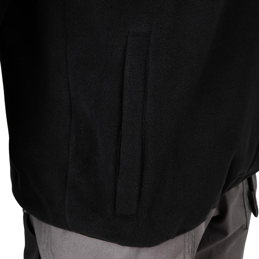 JE634-2XL Endurance 1/4 Zip Micro Fleece 280gsm Black - Size 2XL (Direct)