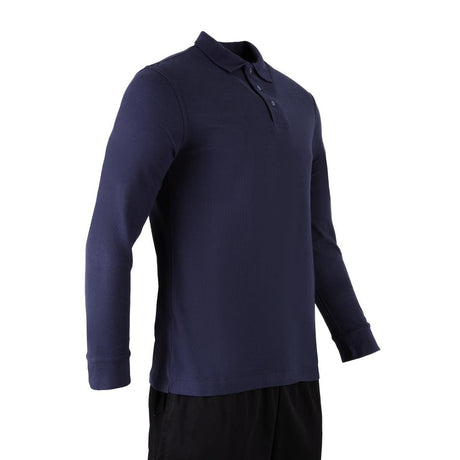 JE637-M Endurance Long Sleeve Navy Polo Shirt - Size M (Direct)
