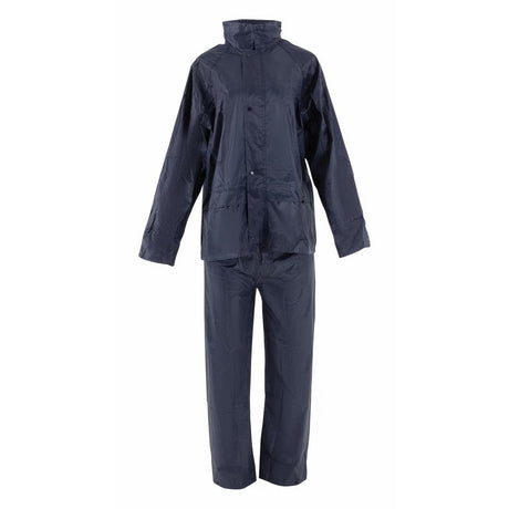 JE639-L Endurance Lightweight Navy 2 Piece Rainsuit Navy - Size L (Direct)
