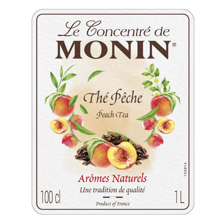 Monin Peach Tea Concentrate 1Ltr