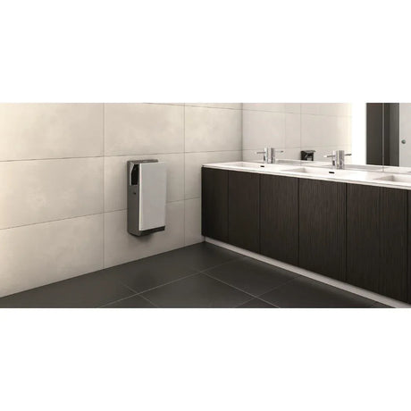JE719 Mitsubishi Wave i01 Jet Towel Slim Heated Hand Dryer - Silver (Direct)
