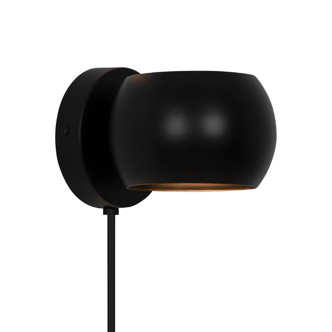 JE722 Nordlux Belir Indoor Wall Light Black (Direct)