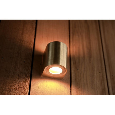 JE734 Nordlux Canto 2 Outdoor Wall Light Brass (Direct)
