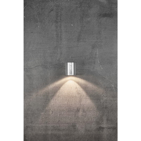 JE735 Nordlux Canto 2 Outdoor Wall Light Galvanized (Direct)