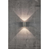 JE736 Nordlux Canto 2 Outdoor Wall Light Grey (Direct)
