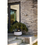 JE737 Nordlux Canto 2 Outdoor Wall Light Stainless Steel (Direct)